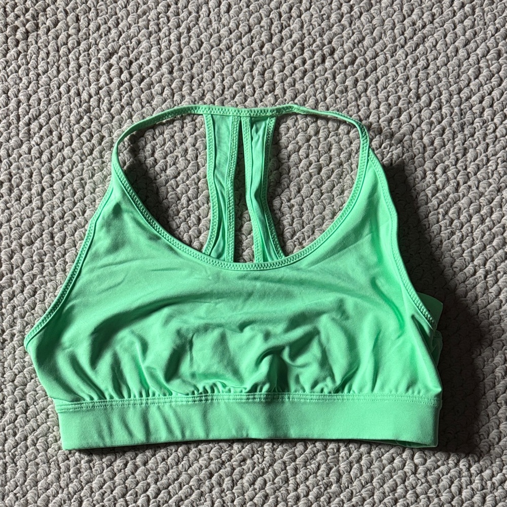Adidas brand new—climacool Green Sports Bra—sz small